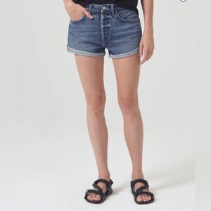 Agolde Parker Rolled Hem Shorts
